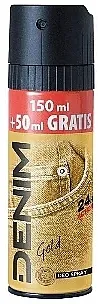 Denim Gold Deodorant Spray Sprej-dezodorans (150 + 50 ml)