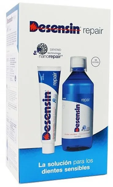 Dentaid Desensin Repair (toothpaste/75ml + mouthwash/500ml) Komplet