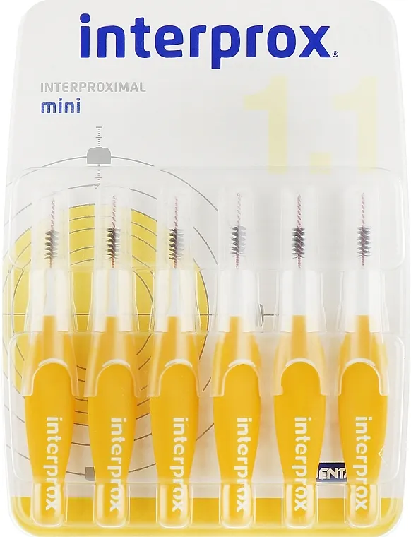 Dentaid Interprox 4G Mini Interdentalne četkice, 1,1 mm