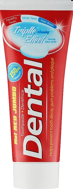 Dental Hot Red Jumbo Triple Effect Toothpaste Pasta za zube Trostruki Efekat