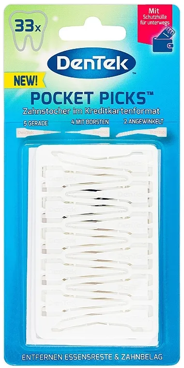 DenTek Pocket Picks Džepne čačkalice, 33 kom
