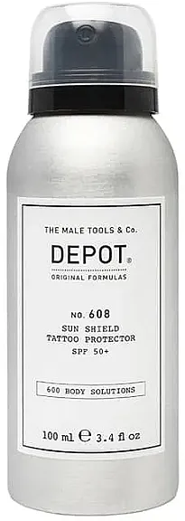 Depot Body Solutions 608 Sun Shield Tattoo Protector Krema za sunčanje za telo SPF 50+