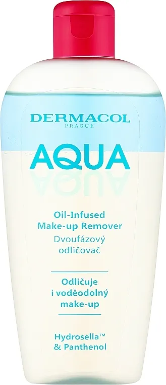 Dermacol Aqua Aqua Oil-Infused Make-Up Remover Dvokomponentno sredstvo za uklanjanje šminke