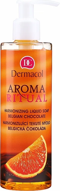 Dermacol Aroma Ritual Liquid Soap Belgian Chocolate Tečni sapun "Belgijska čokolada"