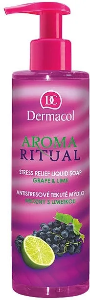 Dermacol Aroma Ritual Liquid Soap Grape&amp;Lime Tekući sapun "Grožđe i limeta"