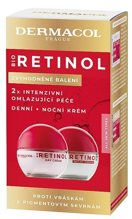 Dermacol Bio Retinol Duopack Gift Set (cr/2x50ml)
