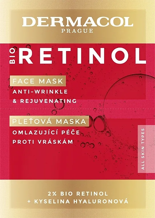 Dermacol Bio Retinol Face Mask Maska za lice sa retinolom