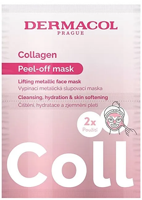 Dermacol Collagen Lifting Peel-off Mask Kolagenska maska sa efektom zatezanja, koja se može oljuštiti