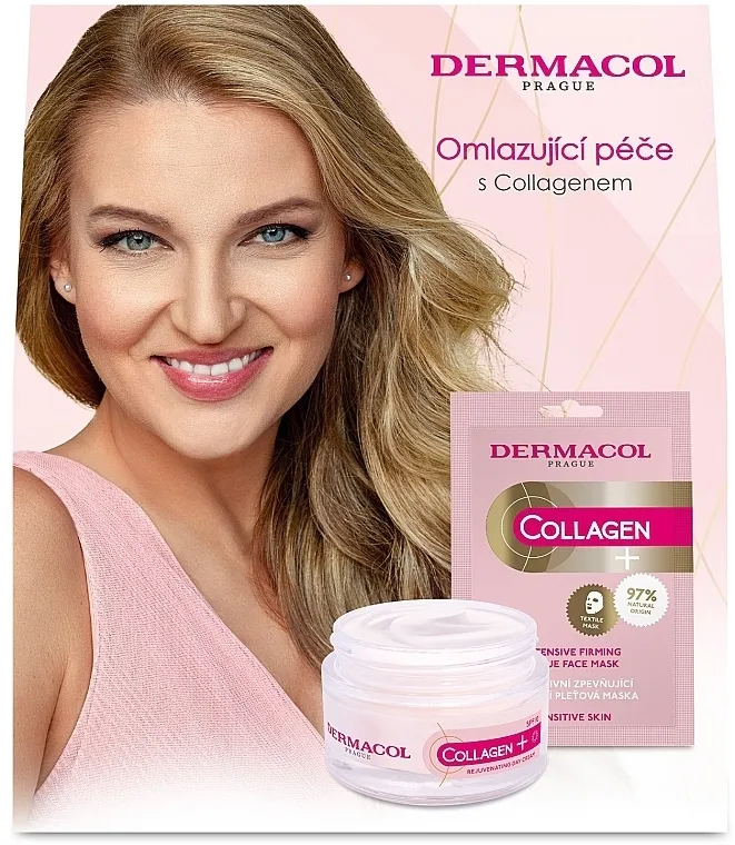 Dermacol Collagen+I (d/f/cr/50ml + f/mask/1pcs) Set