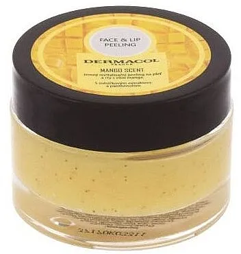 Dermacol Face &amp; Lip Peeling Mango Scent Peeling Scrub za lice i usne "Mango"