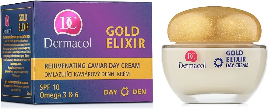 Dermacol Gold Elixir Rejuvenating Caviar Day Cream Dnevna krema za pomlađivanje