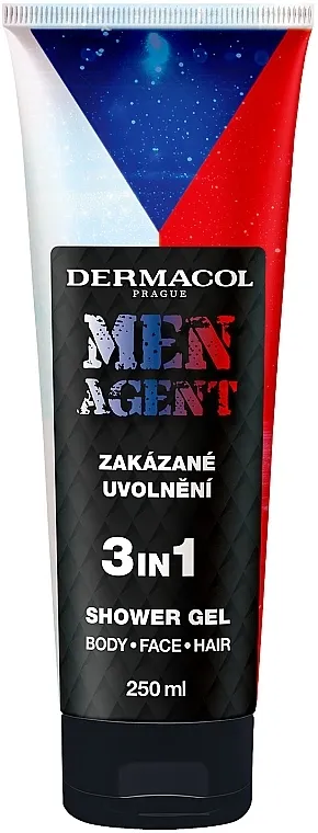 Dermacol Men Agent Forbidden Release 3In1 Shower Gel Gel za tuširanje