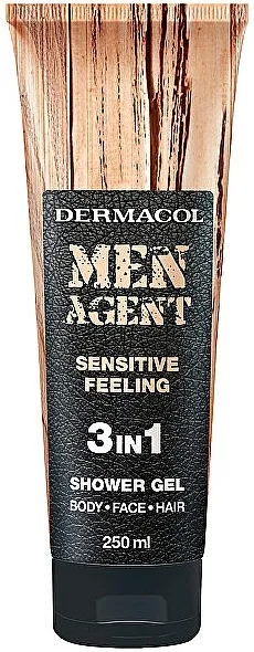 Dermacol Men Agent Sensitive Feeling 3v1 Shower Gel Gel za tuširanje