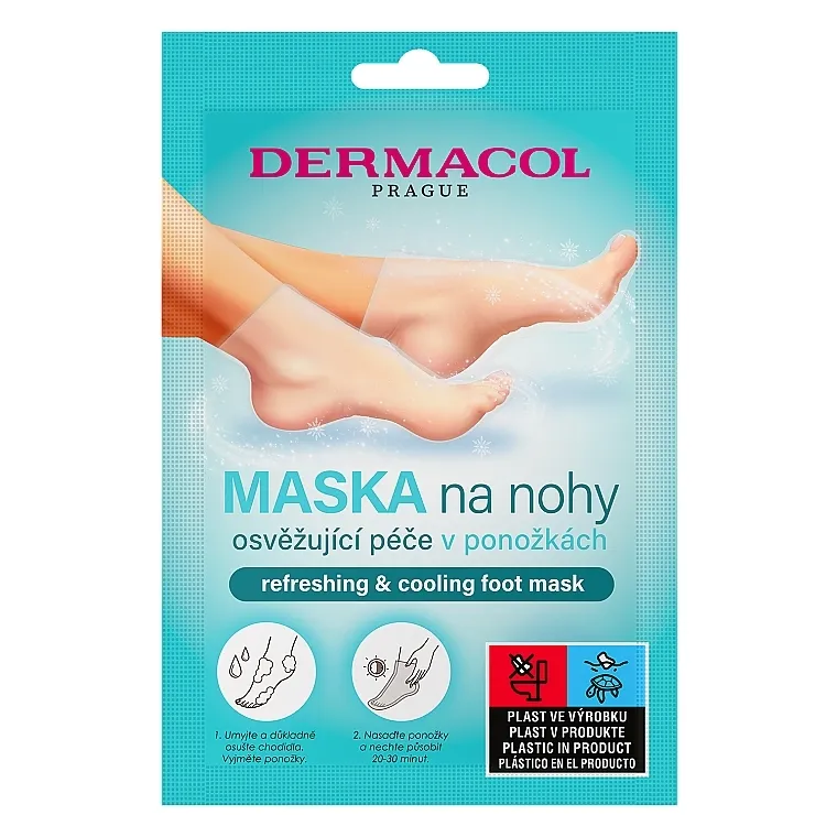 Dermacol Refreshing &amp; Cooling Foot Mask Osvežavajuća maska za stopala