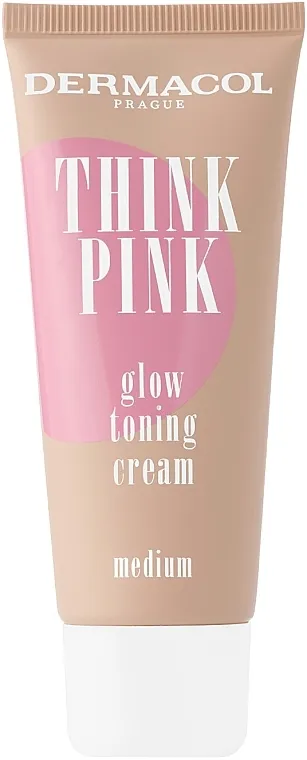 Dermacol Think Pink Glow Toning Cream Osvežavajući tečni puder za lice