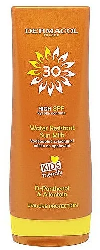Dermacol Water Resistant Sun Milk Kids Friendly SPF 30 Vodootporno mlijeko za sunčanje za dječju kožu SPF 30