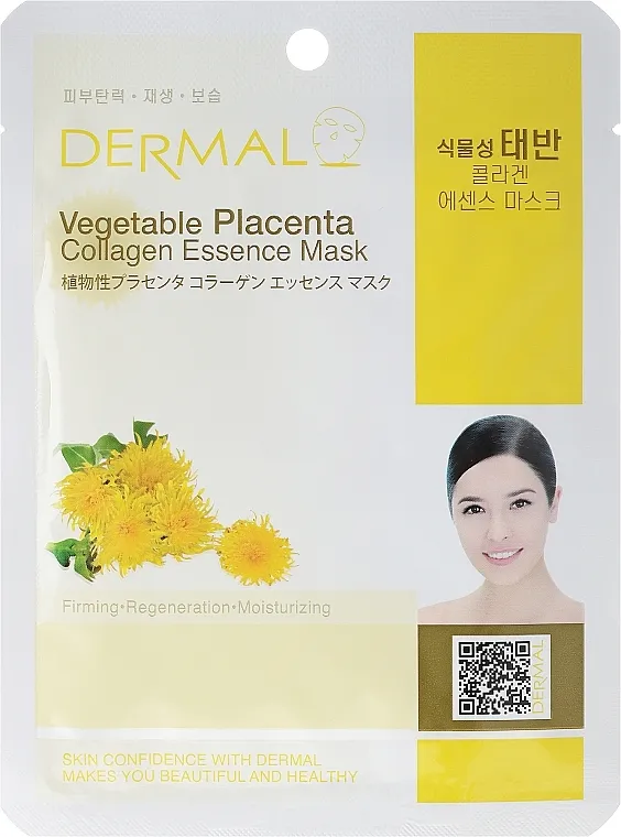 Dermal Vegetable Placenta Collagen Essence Mask Maska sa kolagenom i aminokiselinama