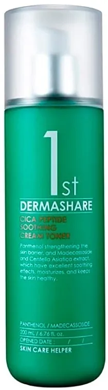 Dermashare First Cica Peptide Soothing Cream Toner Umirujući kremasti tonik sa azijskim centelom i peptidima