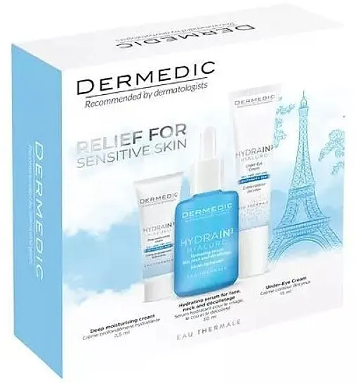 Dermedic Hydrain 3 (f/ser/30ml + eye/cr/15ml + f/cr/2.5ml) Set