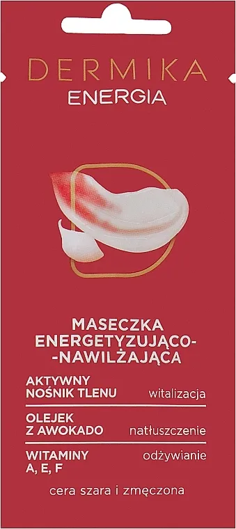 Dermika Energizing and Moisturizing Mask Maska za toniranje "Energija" za kožu bez sjaja i umora