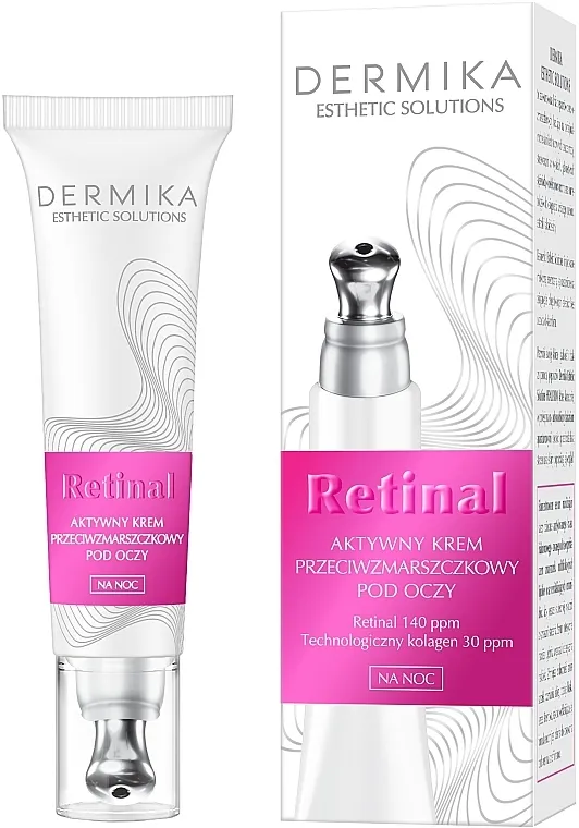 Dermika Esthetic Solutions Active Anti-Wrinkle Eye Cream Aktivna noćna krema protiv bora oko očiju