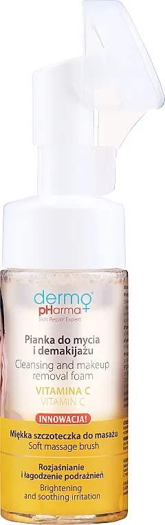 Dermo Pharma Vitamin C Brightening And Soothing Irritation Foam Pjena za čišćenje lica i skidanje šminke