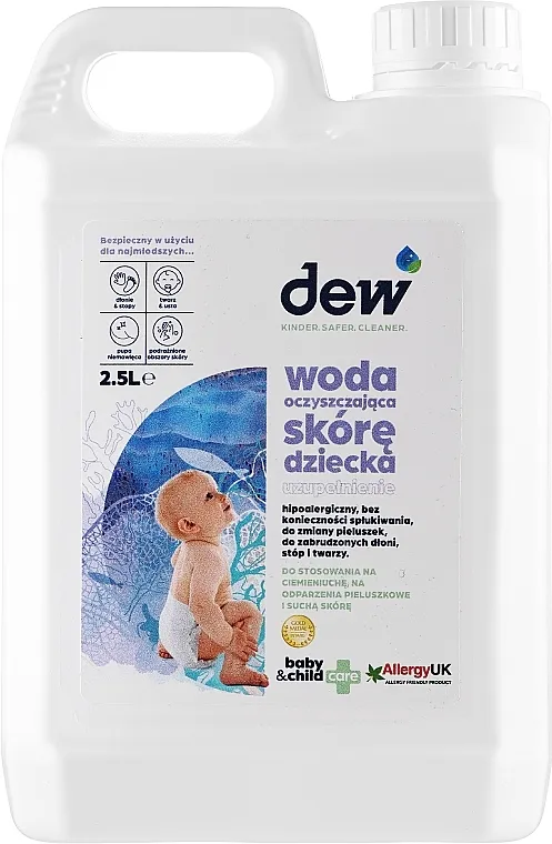 DEW Baby Cleansing Water Vodica za čišćenje za decu