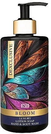 Dexclusive Luxury Lotion Soap Hand &amp; Body Wash Bloom №1 Tečni sapun i gel za tuširanje 2u1 'Cvetanje br. 1'