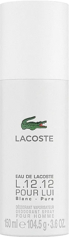 Dezodorans Lacoste Eau De L.12.12 Blanc