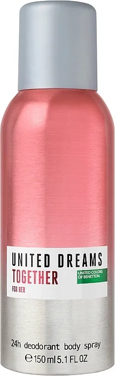 Dezodorans u spreju Benetton United Dreams Together For Her Deodorant Spray
