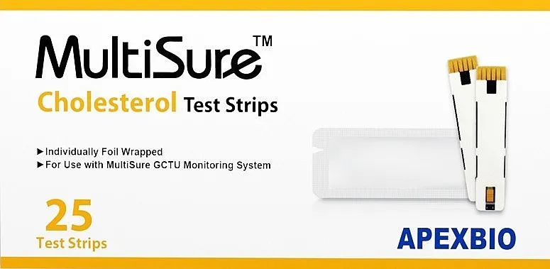 Diather Diagnostics &amp; Therapy Multisure GCTU Test trake za praćenje nivoa holesterola u krvi