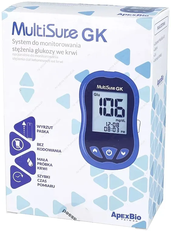 Diather Diagnostics &amp; Therapy MultiSure GK Glikometar