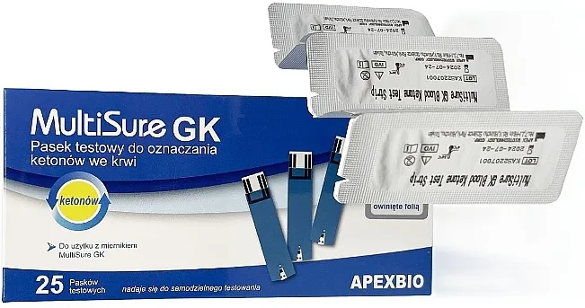 Diather Diagnostics &amp; Therapy MultiSure GK Ketone Dijagnostičke test trake za određivanje ketona