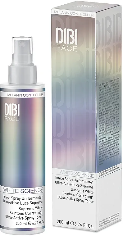 DIBI Milano White Science Ultra Active Spray Toner Osvjetljujući tonik za lice u spreju