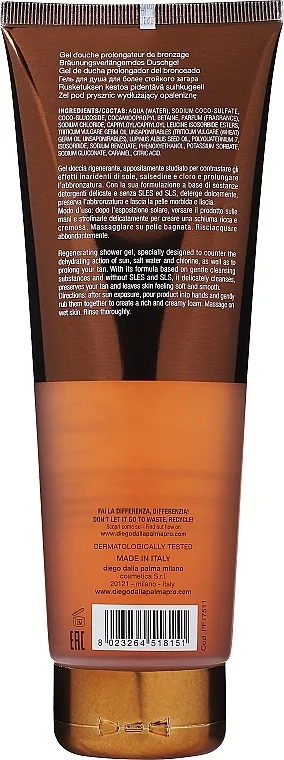 Diego Dalla Palma Professional DNA Smart Protection Tan Prolonger Shower Gel Gel za tuširanje za očuvanje tena