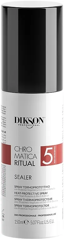 Dikson Chromatica Ritual 5 Sealer Spray Postojani sprej za zaštitu od toplote nakon farbanja