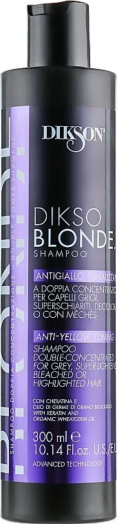Dikson Dikso Blonde Anti-Yellow Toning Shampoo Šampon protiv žutila