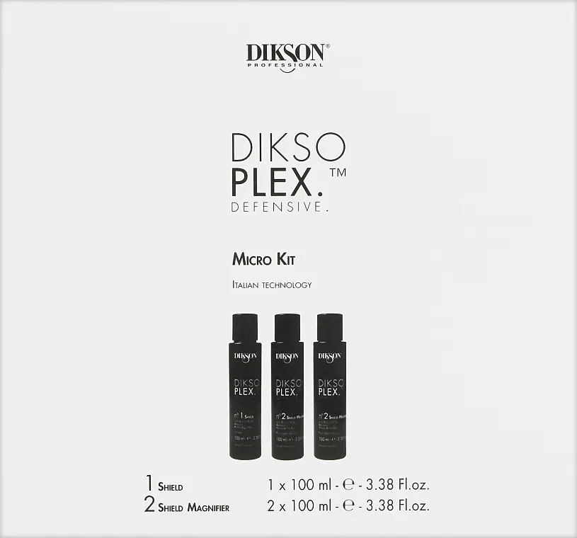 Dikson Dikso Plex (shield/100ml + hair/cr/2x100ml) Profesionalni set za njegu kose "mini"