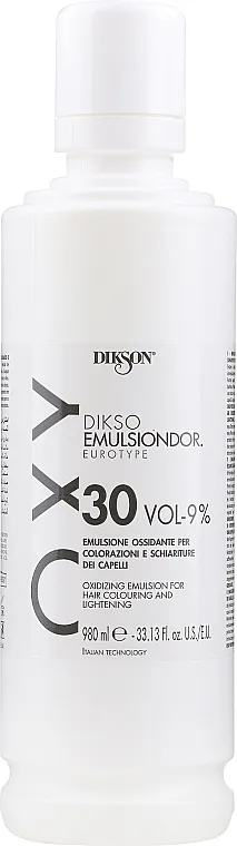Dikson Oxy Oxidizing Emulsion For Hair Colouring And Lightening 30 Vol-9% Oksidator za kosu
