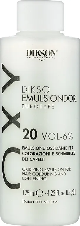 Dikson Oxy Oxidizing Emulsion For Hair Colouring And Lightening 20 Vol-6% Oksidator za kosu