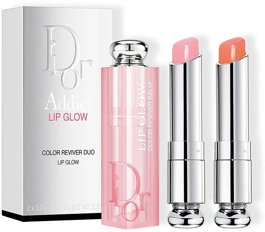 Dior Addict Lip Glow (lip/balm/3.2g + lip/balm/3.2g) Set