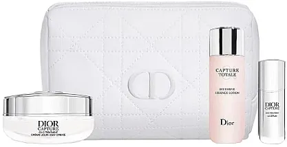 Dior Capture High-Performance Anti-Aging Correction Ritual (lot/50ml + ser/10ml + cr/50ml + bag) Set za negu lica