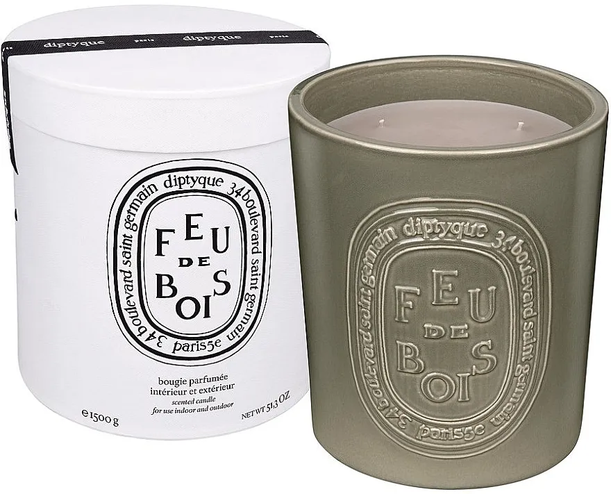 Diptyque Feu de Bois Candle Mirisna svijeća, dva fitilja