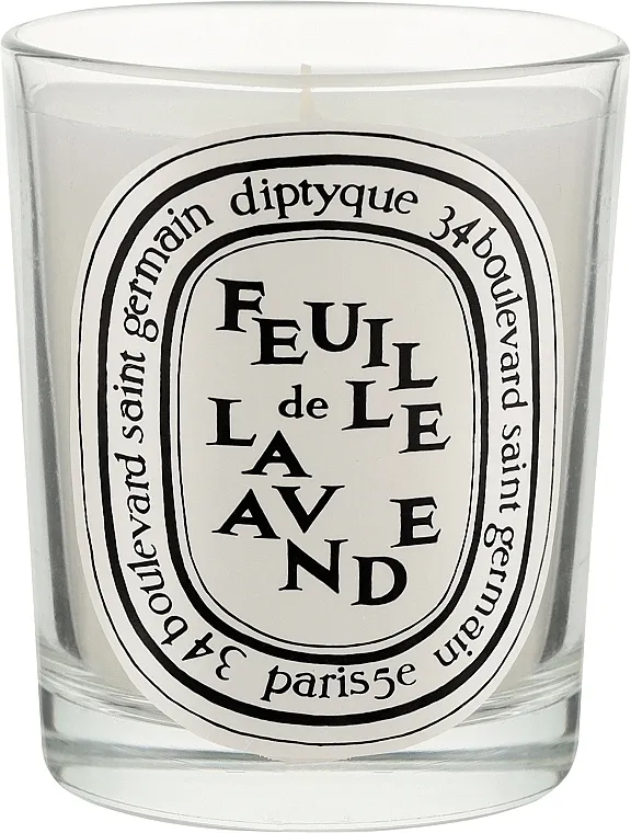 Diptyque Feuille de Lavande Candle Mirisna svijeća