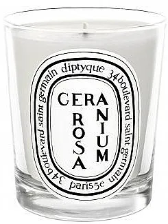 Diptyque Geranium Rosa Candle Mirisna svijeća