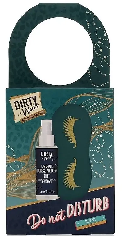 Dirty Works Do Not Disturb (sleep/mask/1 pcs + h/spray/50 ml) Set