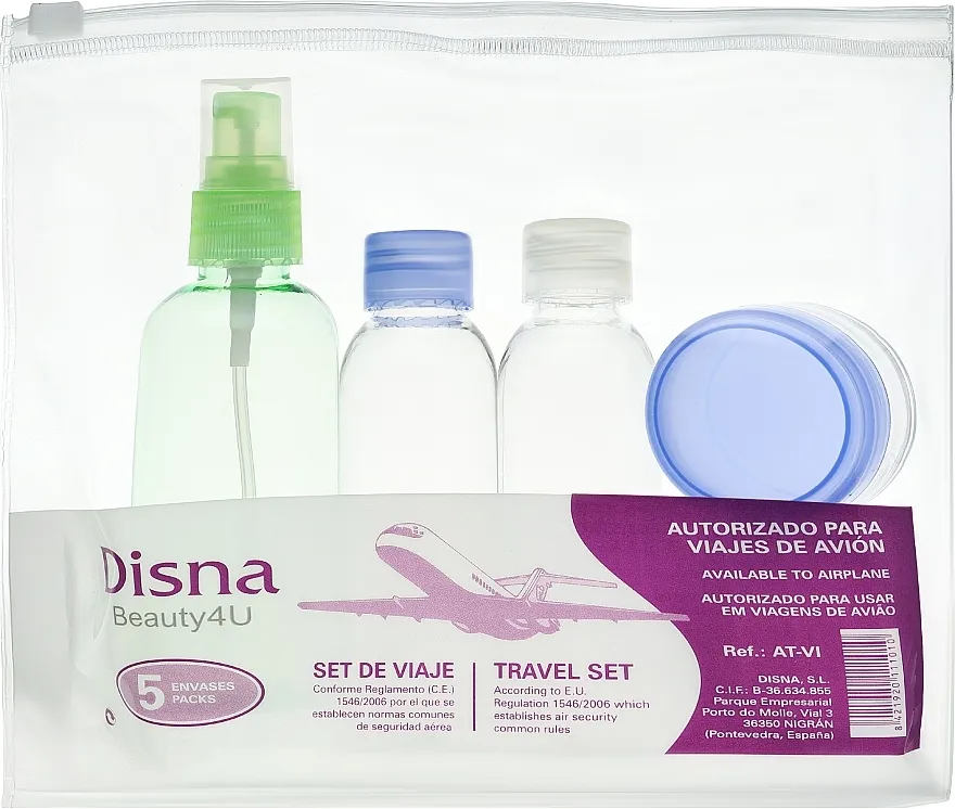 Disna Pharma Travel Set Set putnih posuda za kozmetiku