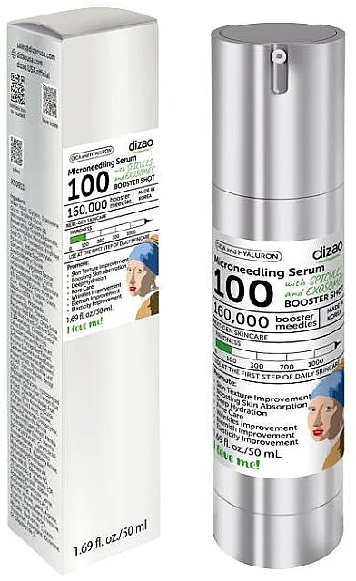Dizao Microneedling Serum Spicules and Exosomes Booster Shot 100 Serum za mikroigličnu terapiju sa spikulama i egzosomima