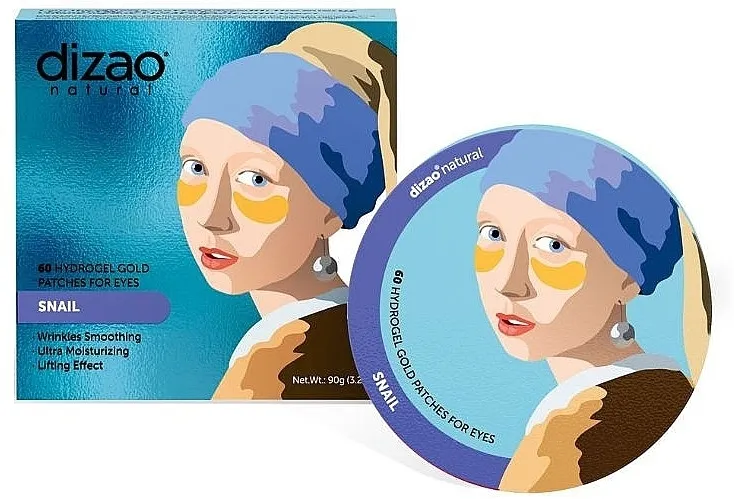 Dizao Natural Snail Hydrogel Gold Eye Patches Hidrogeli flasteri za oči