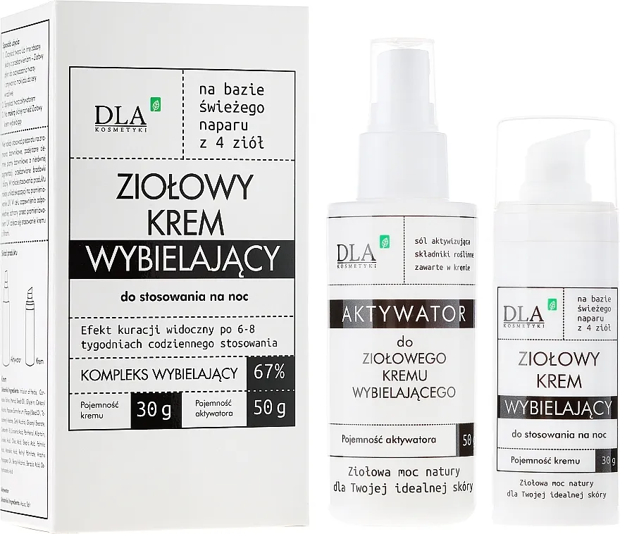 DLA Whitening Night Complex (cr/30g + activ/50g) Set